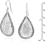 Load image into Gallery viewer, Handmade Hammered Texture 925 Sterling Silver Hook Earrings for Women
