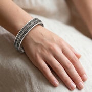Premium 925 Sterling Silver Kada Bracelet for Women
