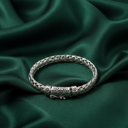 925 Sterling Silver 7 Inch Men's Rope Bracelet