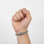 Load image into Gallery viewer, 925 Sterling Silver 7 Inch Men's Rope Bracelet