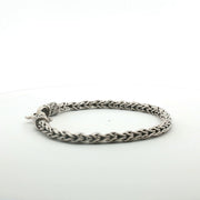 925 Sterling Silver 7 Inch Men's Rope Bracelet