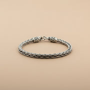 925 Sterling Silver 7 Inch Men's Rope Bracelet