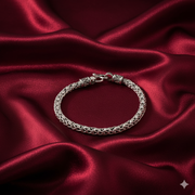 925 Sterling Silver 7 Inch Men's Rope Bracelet