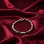 Load image into Gallery viewer, 925 Sterling Silver 7 Inch Men's Rope Bracelet