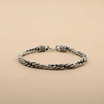 Load image into Gallery viewer, 925 Sterling Silver 7 Inch Men&#39;s Rope Bracelet
