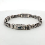 Load image into Gallery viewer, 925 Silver Royal Ethnic Kada Bracelet for Men