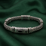 Load image into Gallery viewer, 925 Silver Royal Ethnic Kada Bracelet for Men