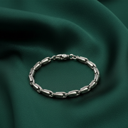 925 Sterling Silver 7 Inch Men's Rope Bracelet