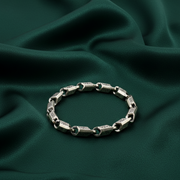 925 Sterling Silver 7 Inch Men's Rope Bracelet
