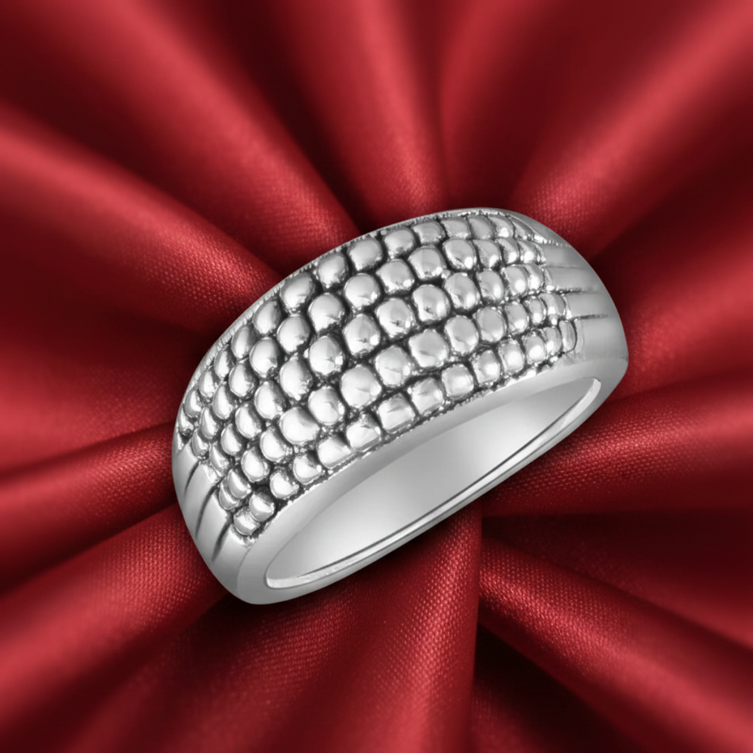 Buddha Groove 925 Sterling Silver Ring (Available in various sizes)