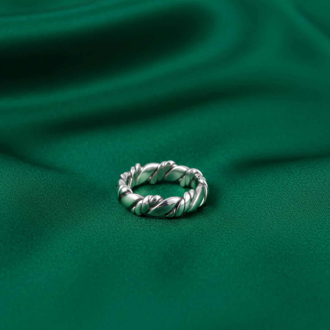 Cuban Link 925 Sterling Silver Ring (Available in various sizes)