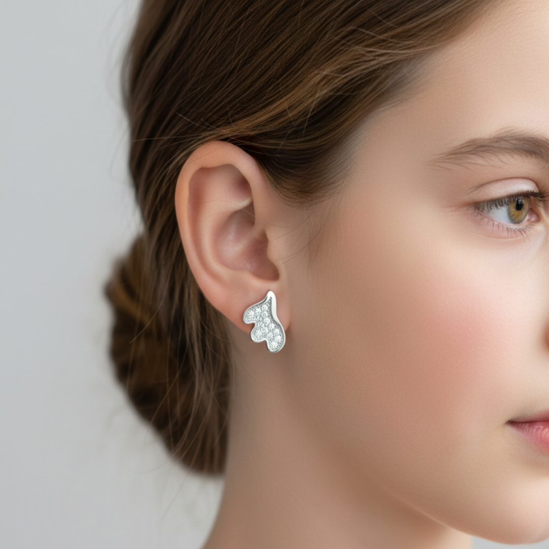 Tuanz 925 Sterling Silver Stud Earrings