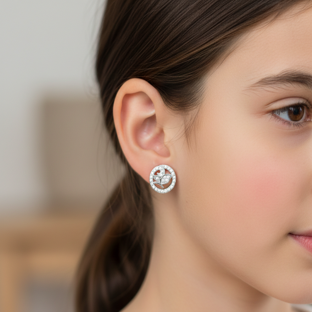Drop Ultra Polish 925 Sterling Silver Stud Earrings