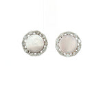 Load image into Gallery viewer, Luxury 925 Sterling Silver Sparkling Round Shape Stud Earrings