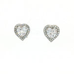 Load image into Gallery viewer, Dream Heart Shape 925 Silver Stud Earrings