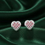 Load image into Gallery viewer, Shine 925 Sterling Plain Silver Stud Earrings