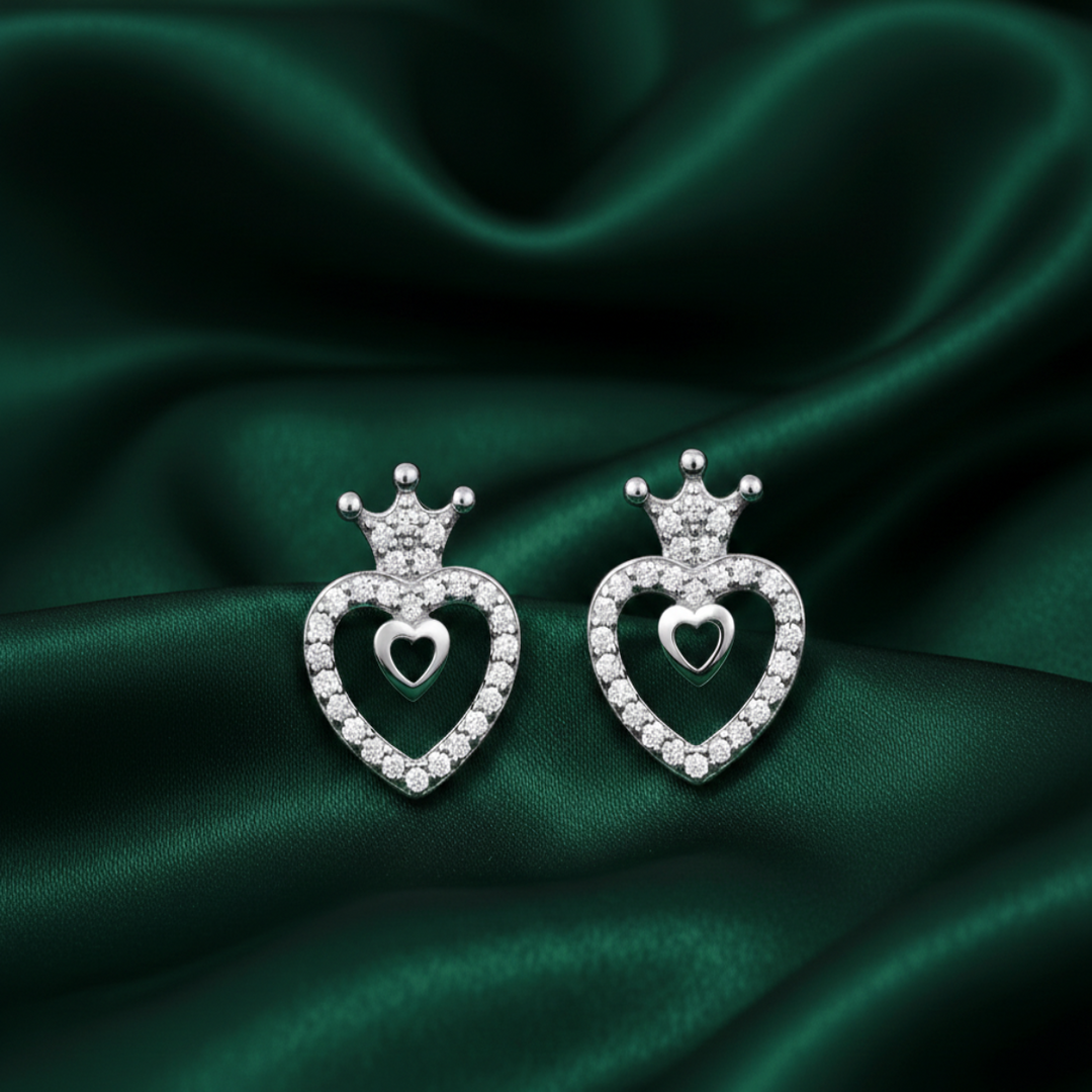 Princess of my Heart 925 Silver Earring