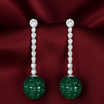 Load image into Gallery viewer, Jhumka Color 925 Sterling Silver Earrings