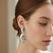 Mogra Firoza 925 Sterling Silver Earings