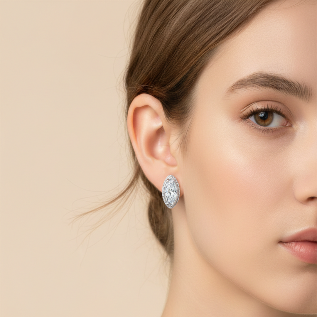 Midas Marquee 925 Sterling Silver Earrings