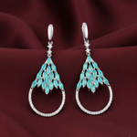 Load image into Gallery viewer, Mor Chandeliers 925 Sterling Silver Earrings