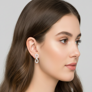 Infinity 925 Silver Earrings