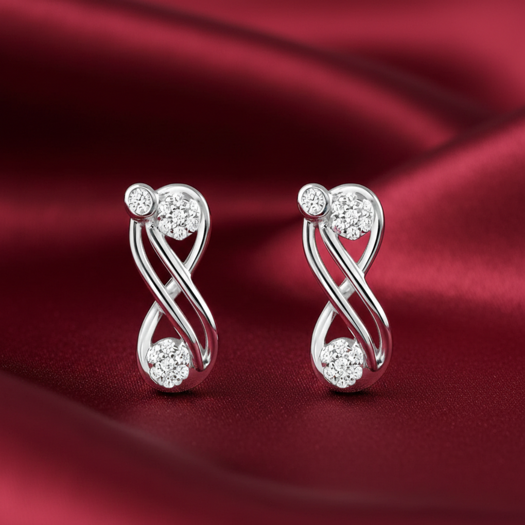 Infinity & Beyond 925 Silver Earrings