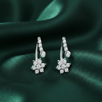 Load image into Gallery viewer, Swati Flower 925 Silver Earrings