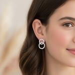 Load image into Gallery viewer, Dual Circle of Life Pro 925 Silver Earrings