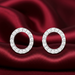 Load image into Gallery viewer, Circle of Life 925 Silver Earrings