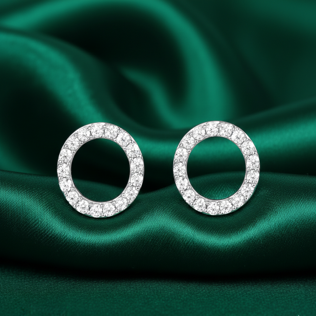 Circle of Life 925 Silver Earrings