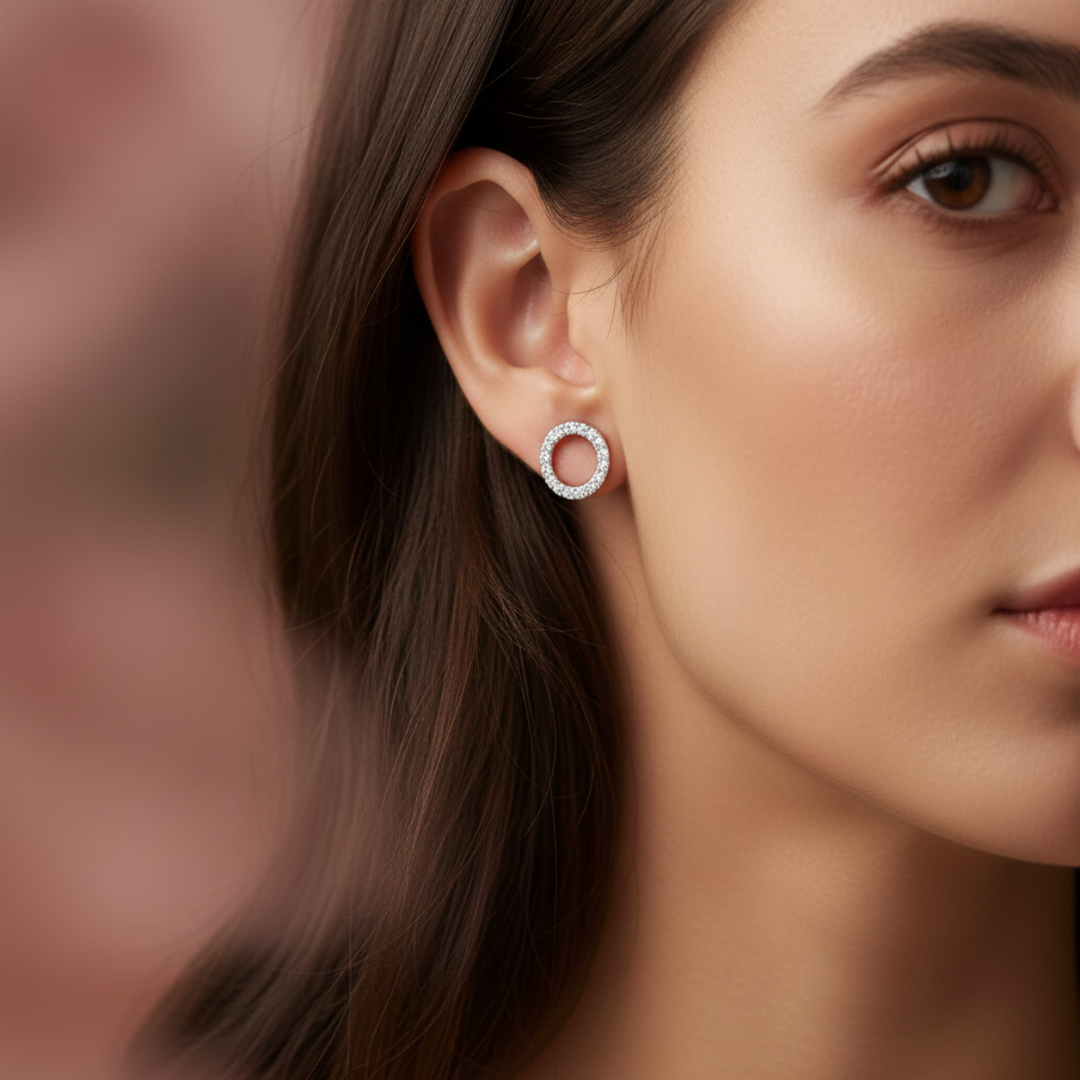 Circle of Life 925 Silver Earrings