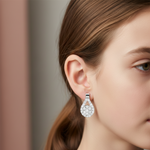 Load image into Gallery viewer, Margaret Flower 925 Silver Earrings