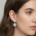 Load image into Gallery viewer, Flower Blossom 925 Silver Earrings