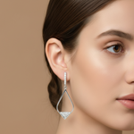 Load image into Gallery viewer, Elegant 925 Sterling Silver Pendant with Chain &amp; Earrings Set