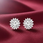 Load image into Gallery viewer, Solitaire Nakshatram  925 Silver Stud Earrings