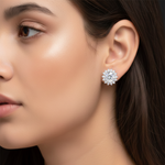Load image into Gallery viewer, Solitaire Nakshatram  925 Silver Stud Earrings