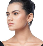 Load image into Gallery viewer, silver earrings with AAA Zircons
