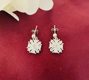 Yuva 925 Pure Sterling Silver Rhodium-Plated Dangler Earrings