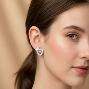 Queen of Hearts  925 Silver Stud Earrings