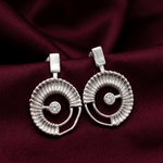 Load image into Gallery viewer, Luxury 925 Sterling Silver Sparkling Round Shape Earrings