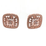 Load image into Gallery viewer, Luxury 925 Sterling Silver Sparkling Squre Shape Earrings