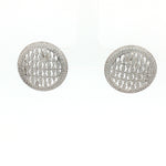 Load image into Gallery viewer, Luxury 925 Sterling Silver Sparkling Round Shape Earrings
