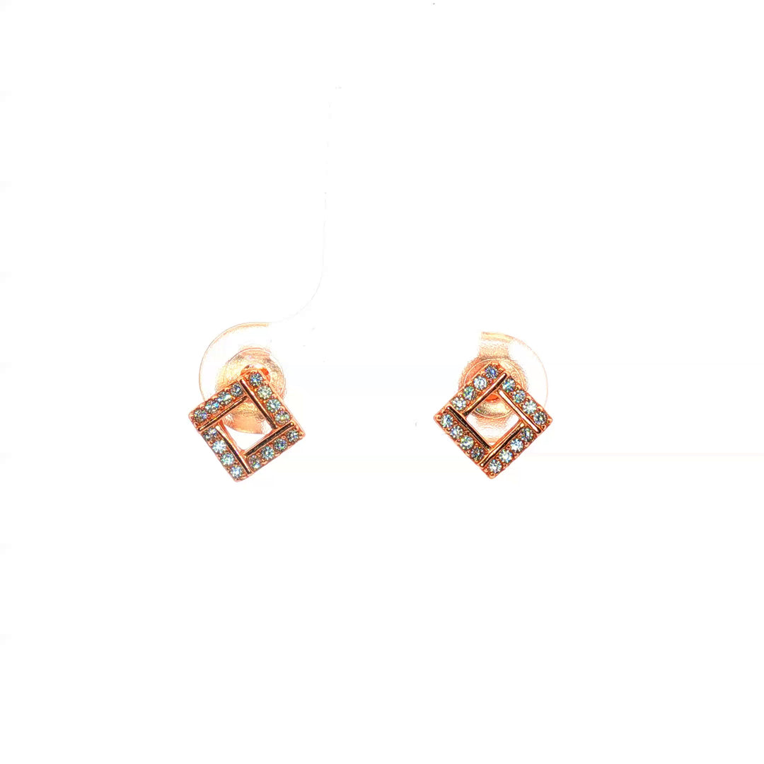 Premium 925 Sterling Silver Floral Stud Earrings for Women