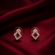 Premium 925 Sterling Silver Floral Stud Earrings for Women