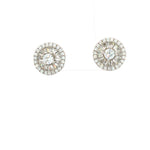 Load image into Gallery viewer, Solitaire Nakshatram Floral  925 Silver Stud Earrings