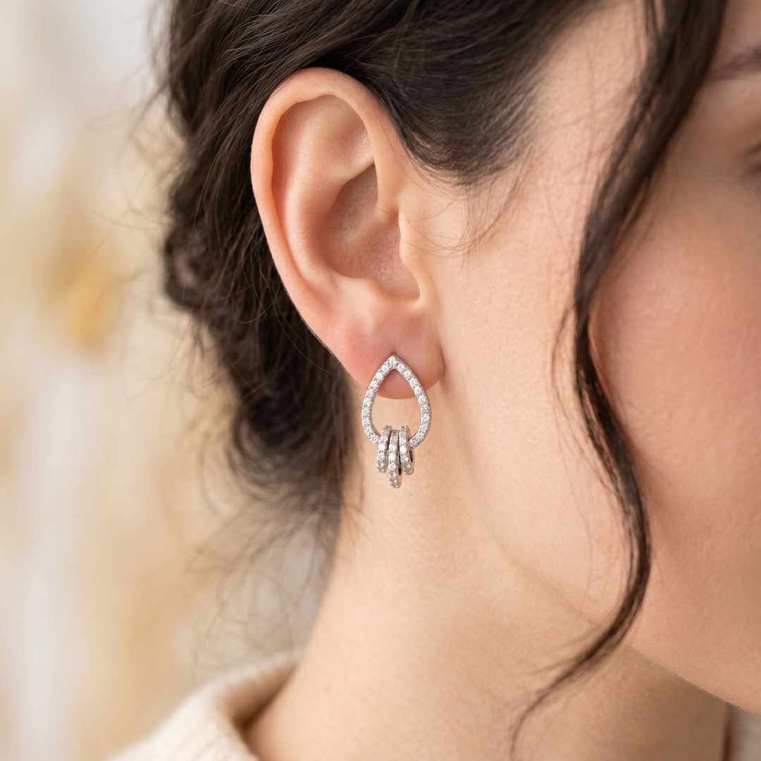 Stylish 925 Sterling Silver Earrings for Women