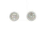 Load image into Gallery viewer, Luxury 925 Sterling Silver Sparkling Round Shape Stud Earrings