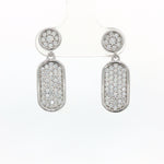 Load image into Gallery viewer, Elegant 925 Sterling Silver Sparkling Drop Earrings