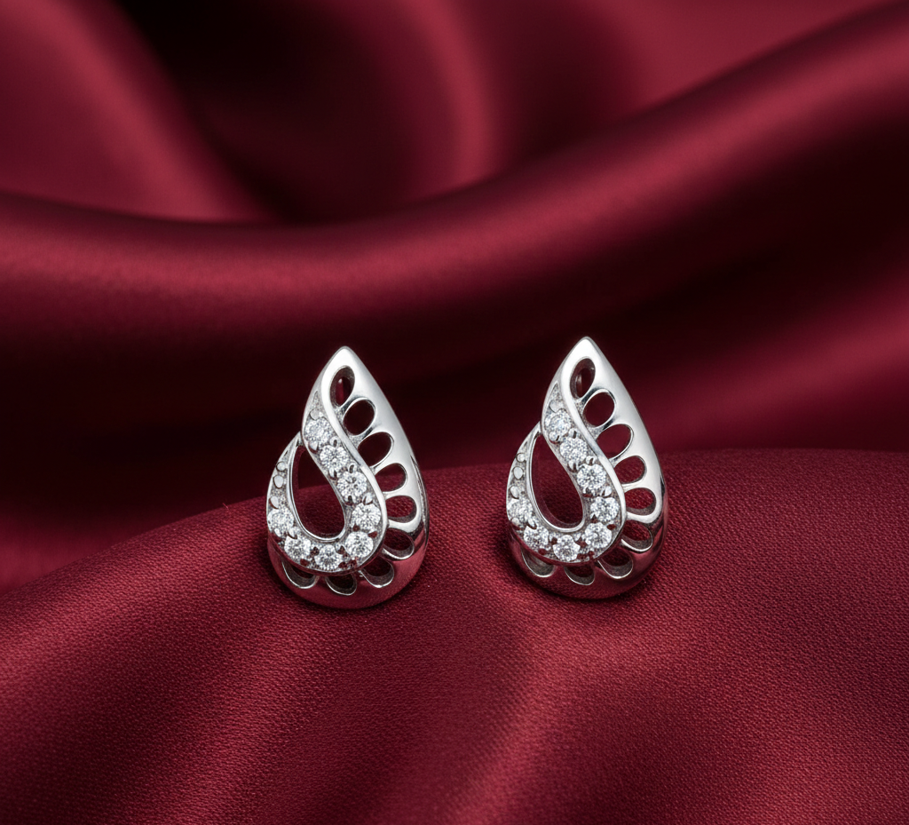 Drop Ultra 925 Sterling Silver Stud Earrings